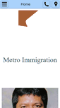 Mobile Screenshot of metroimmigration.com